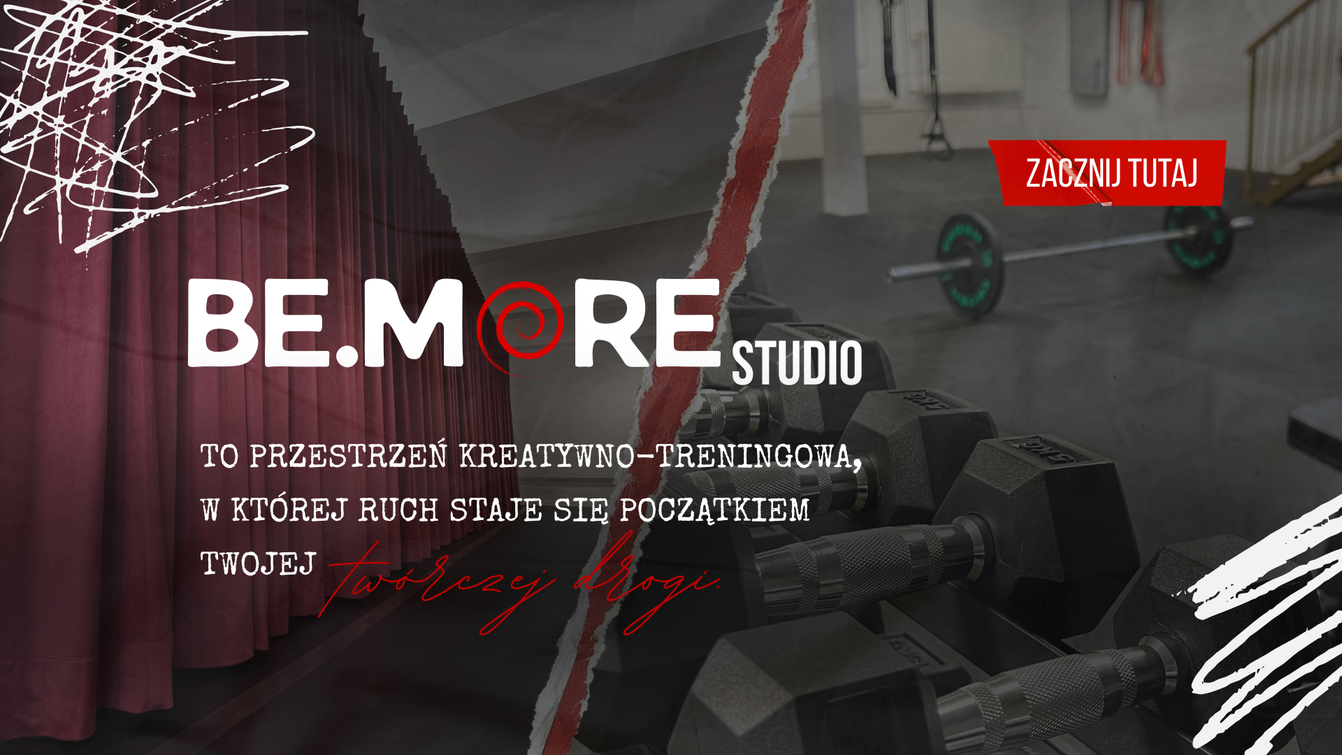 baner główny BE.MORE Studio desktop